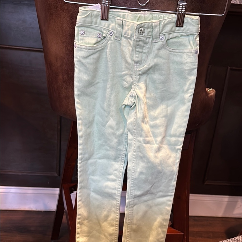 Ralph Lauren Green Jeans Classic Straight-Leg